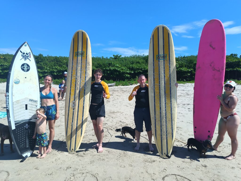 Surf Lesson in Playa Guiones 